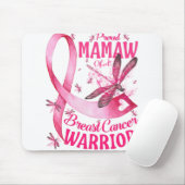 Proud Mamaw eines Brustkrebs-Kriegers Mousepad (Mit Mouse)