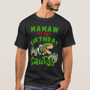 Proud Mamaw vom Geburtstag Saurus Dinosaurier T-Shirt