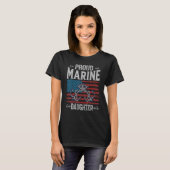 Proud Marine Daughter T-Shirt (Vorne ganz)