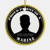 Proud Marine Parent Keramik Ornament (Vorne)