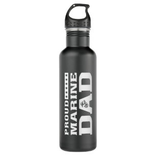 Proud Marine Vater Edelstahlflasche