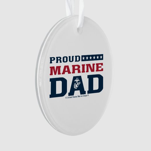 Proud Marine Vater - Farbe Ornament (Vorderseite)