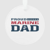 Proud Marine Vater - Farbe Ornament (Rückseite)