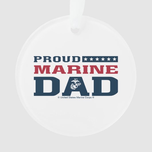 Proud Marine Vater - Farbe Ornament (Vorderseite)