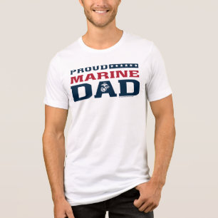 Proud Marine Vater - Farbe Tri-Blend Shirt