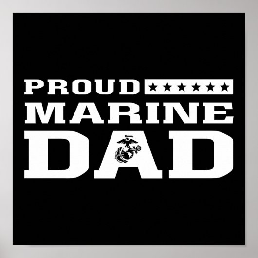 Proud Marine Vater Poster (Vorne)