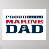 Proud Marine Vater Poster (Vorne)
