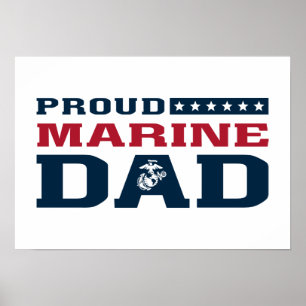 Proud Marine Vater Poster