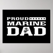 Proud Marine Vater Poster (Vorne)