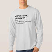 Proud Marketing Manager mit Spaß T-Shirt (Vorderseite)
