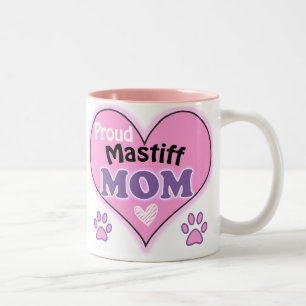 Proud Mastiff Mama Zweifarbige Tasse