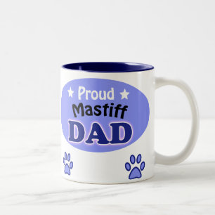 Proud Mastiff Vater Zweifarbige Tasse