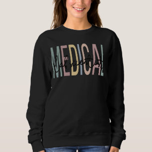 Proud Medical Labrador Scientist Boho Med Labrador Sweatshirt