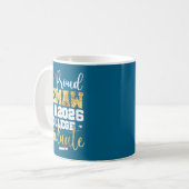 Proud Memaw Of 2026 Graduate College Graduation Kaffeetasse (Vorderseite Links)