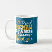 Proud Memaw Of 2026 Graduate College Graduation Kaffeetasse (Links)