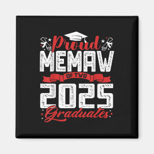 Proud Memaw von zwei 2025 Absolventen Senior CL of Magnet