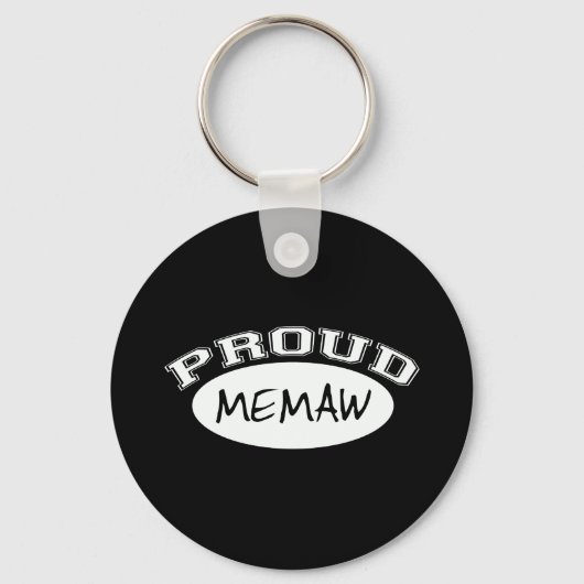 Proud Memaw (Weiß) Schlüsselanhänger (Vorderseite)