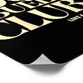 Proud Member Cool Abuelos Club Like A Dad But Cool Poster (Ecke)