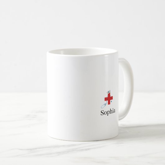  Proud Member Nursing Artistic Personalized Gift Kaffeetasse (VorderseiteRechts)