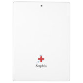 Proud Member Nursing Artistic Personalized Gift Klemmbrett (Rückseite)