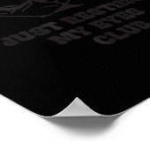 Proud Member Of Just Resting My Eyes Club Dad Fath Poster (Ecke)