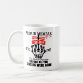 Proud Member Of The 1965-1980 Generation X Bad Gen Kaffeetasse (Links)