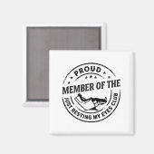 Proud Member Of The Just Resting My Eyes Club Dad  Magnet (Vorderseite/Rückseite)