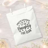 Proud Member of the Naughty List Club Christmas Geschenktütchen (Ausgeschnitten)