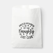 Proud Member of the Naughty List Club Christmas Geschenktütchen (Vorderseite)