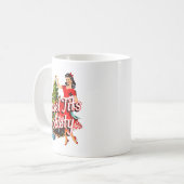 Proud Member Of Tinsel Society Lady Funny Christma Kaffeetasse (Vorderseite Links)