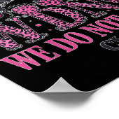 Proud Member Of Wdnc We Do Not Care Club Poster (Ecke)