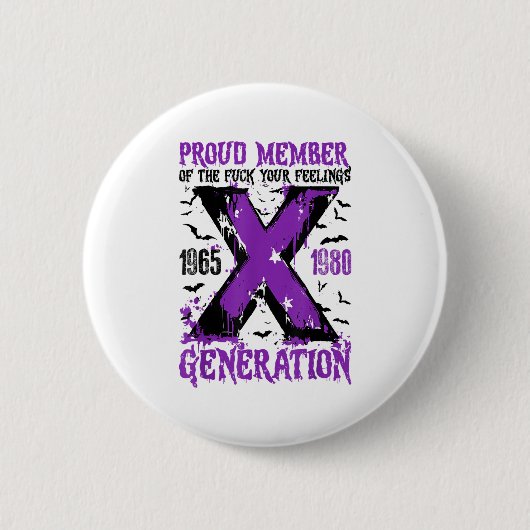 Proud Member X Generation For Your Feelings Hallow Button (Vorderseite)