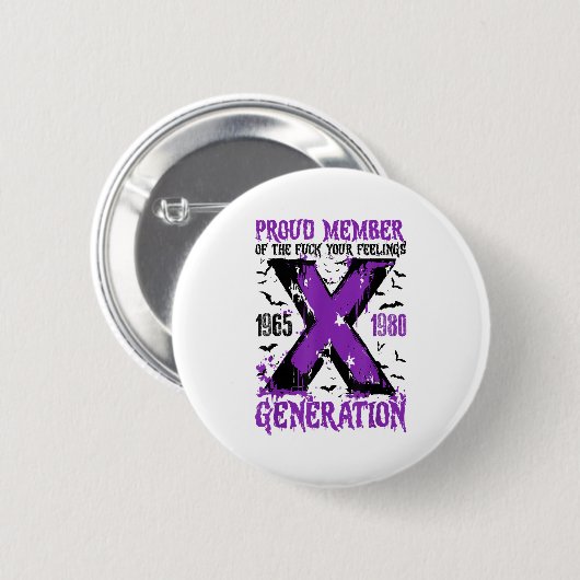 Proud Member X Generation For Your Feelings Hallow Button (Vorne & Hinten)