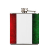 Proud mexikanische Flagge Flachmann (Rückseite)