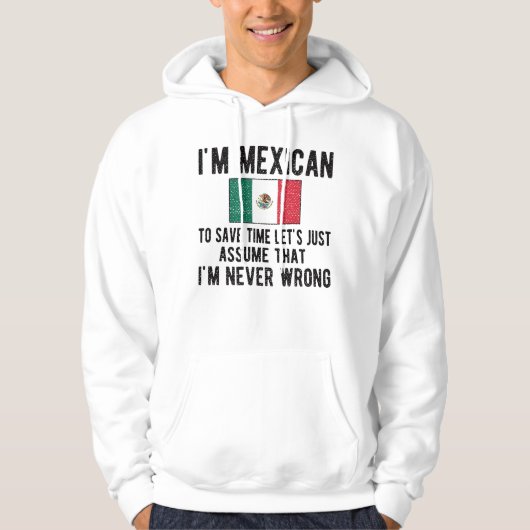 Proud mexikanische Heritage Mexico Roots mexikanis Hoodie (Vorderseite)