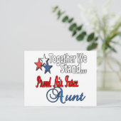 Proud-Militäreinheit Postkarte (Stehend Vorderseite)