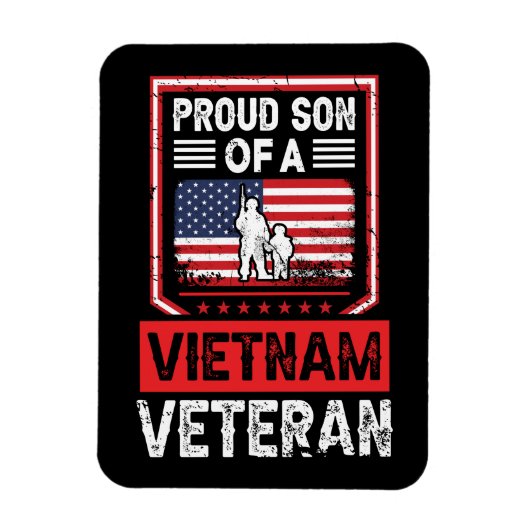 Proud-Militärtribut Magnet (Vertikal)