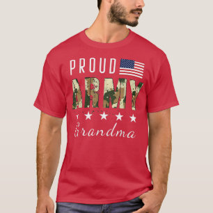 Proud Military Camoue Proud Army Oma Mother  T-Shirt