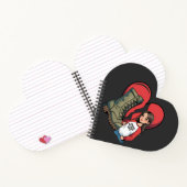 Proud Military Ehefrau - "Boot Ehefrau" Herz Notizblock (Innenseite)