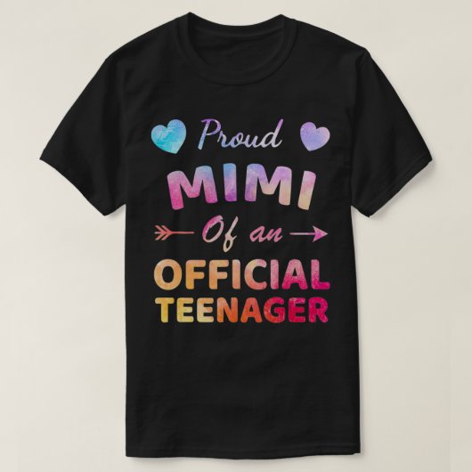 Proud Mimi des Offiziellen Teenagers 13. Geburtsta T-Shirt (Design vorne)