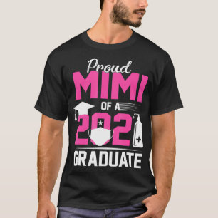 Proud Mimi eines Absolventen 2021 mit Gesichtsmask T-Shirt