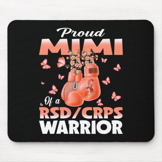 Proud Mimi eines Rsd-Crps-Krieger-Sensibilisierung Mousepad (Vorne)