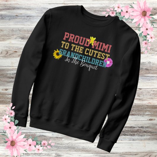 Proud Mimi Floral Oma Life Retro Sweatshirt