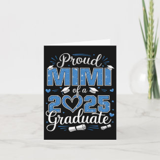 Proud Mimi mit einer Cl von 2025 Graduate 2025 Sen Karte