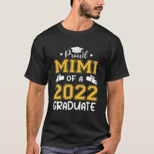 Proud Mimi von einem 2022 Senior 22 Graduate Funny T-Shirt