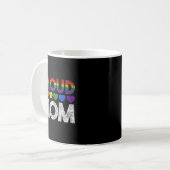 Proud Mom Lgbt Kaffeetasse (Vorderseite Links)