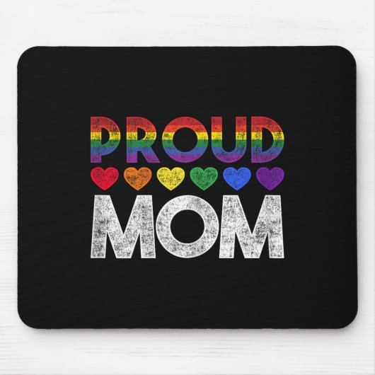 Proud Mom Lgbt Mousepad (Vorne)