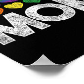 Proud Mom Lgbt  Poster (Ecke)