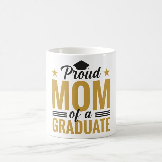 Proud Mom of a Graduate Coffee Mug Kaffeetasse (Mittel)