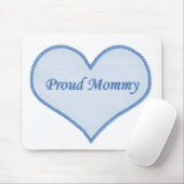 Proud Mommy Mousepad, blau Mousepad (Mit Mouse)